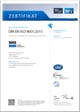 Zertifikat ISO 9001 2027-04-26